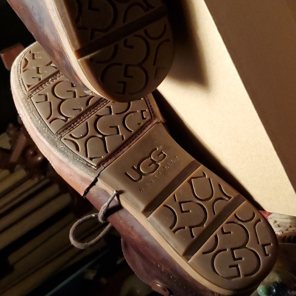 UGG Leather Shearling Boots - Picture 6 of 12